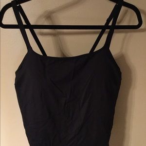 Tankini top with built in bra